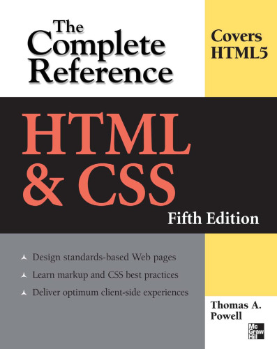 HTML & CSS: The Complete Reference