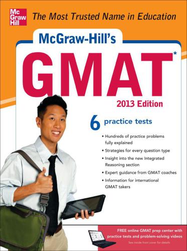 McGraw-Hill's GMAT, 2012-2013 Edition