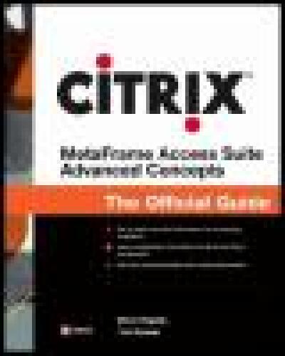 Citrix Metaframe Access Suite Advanced Concepts