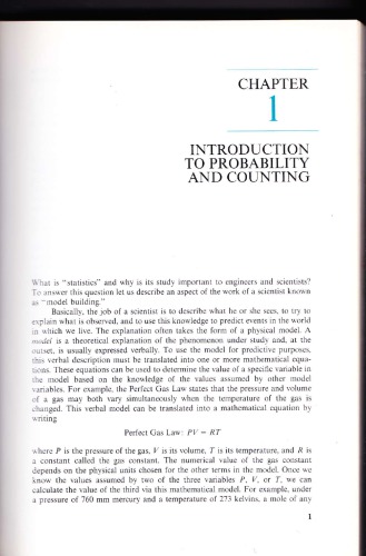 Introduction to probability and statistics principles and applications for engineering and the computing sciences
