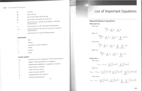Introduction to Chemical Processes: Principles, Analysis, Synthesis