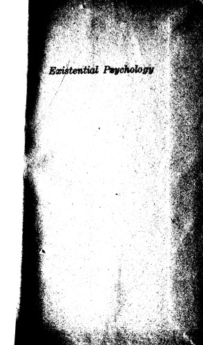 Existential Psychology