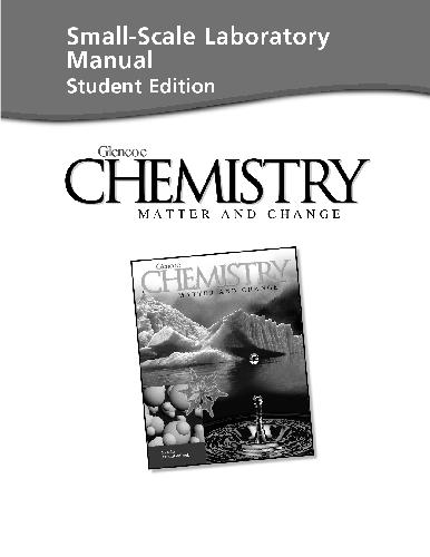 Small Scale Laboratory Manual: Chemistry: Matter and Change