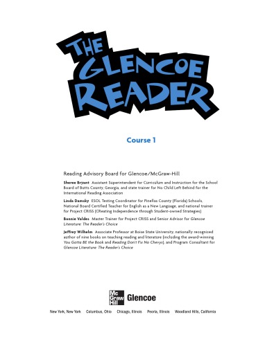 Glencoe Literature: The Glencoe Reader Course 1 Grade 6 SE