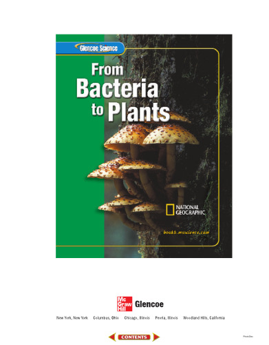 Science Module B From Bacteria to Plants