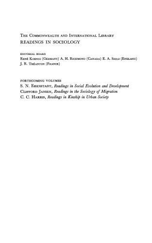 Readings in Child Socialization