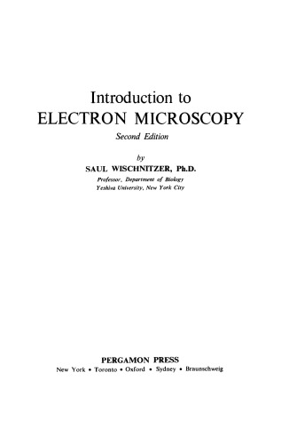 Introduction to Electron Microscopy