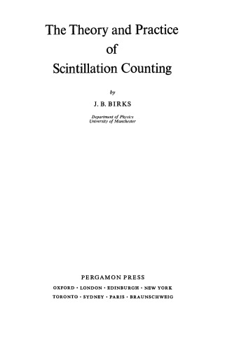 The Theory and Practice of Scintillation Counting