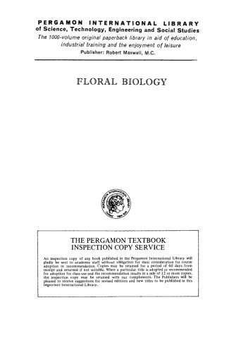 Floral Biology