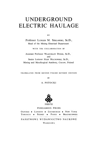 Underground Electric Haulage