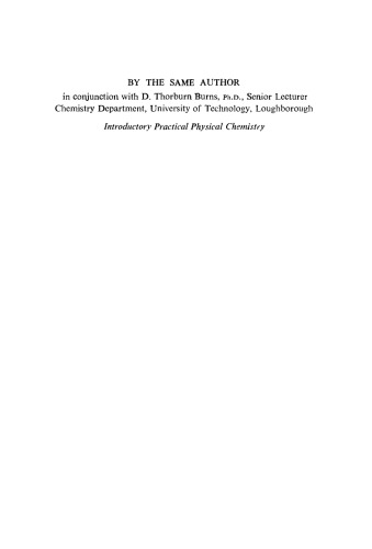 Introductory Titrimetric and Gravimetric Analysis