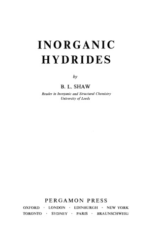 Inorganic Hydrides