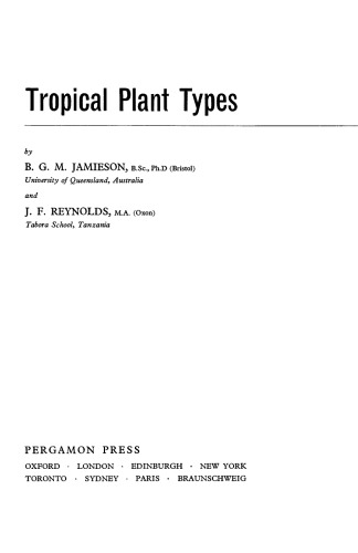 Tropical Plant Types