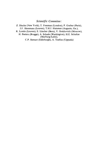 Protides of the Biological Fluids. Proceedings of the Sixteenth Colloquium, Bruges, 1968