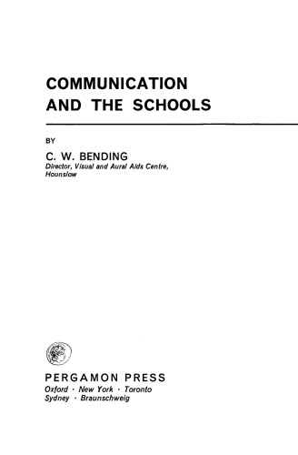 Communication and the Schools