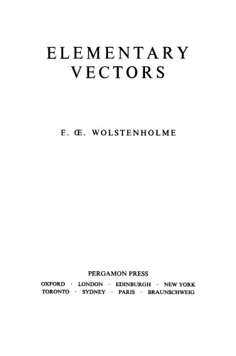 Elementary Vectors