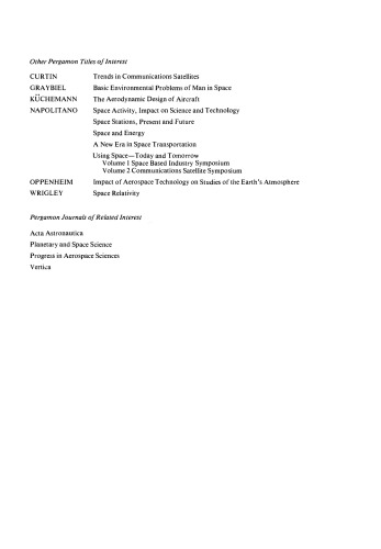 Astronautics for Peace and Human Progress. Proceedings of the XXIXth International Astronautical Congress, Dubrovnik, 1–8 October 1978