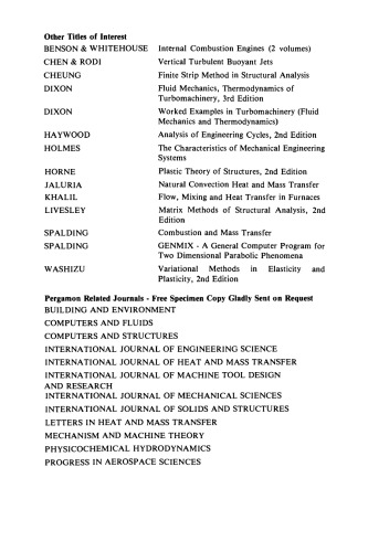 The Finite Element Method in Engineering