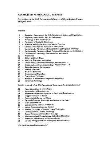 Neurotransmitters in Invertebrates. Satellite Symposium of the 28th International Congress of Physiological Sciences, Veszprém, Hungary, 1980
