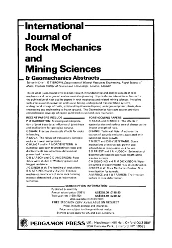 International Society for Rock Mechanics. List of Members 1980