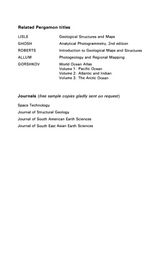 Measurements from Maps. Principles and Methods of Cartometry