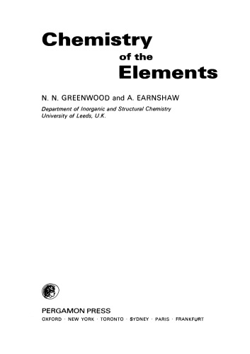 Chemistry of the Elements