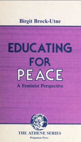 Educating for peace : a feminist perspective on peace