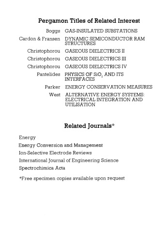 Gaseous Dielectrics V. Proceedings of the Fifth International Symposium on Gaseous Dielectrics, Knoxville, Tennessee, U.S.A., May 3–7, 1987