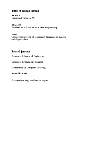 Computer Science and Operations Research. New Developments in their Interfaces