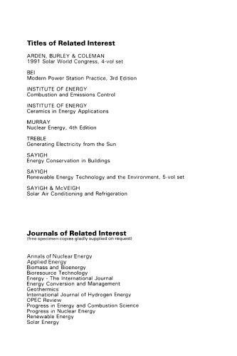 Energy Technology. Sources, Systems and Frontier Conversion