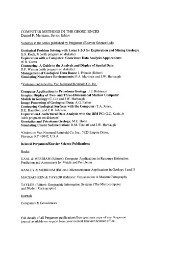Geographic Information Systems for Geoscientists: Modelling with GIS