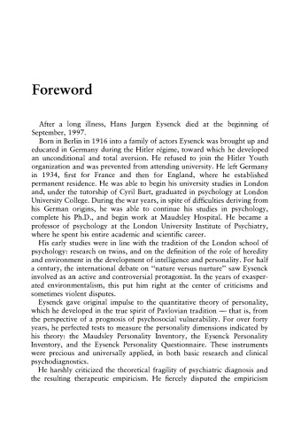 Behavior and Cognitive Therapy Today. Selected Proceedings of the XXVII Congress of the European Association for Behavioral and Cognitive Therapies, Venice 1997