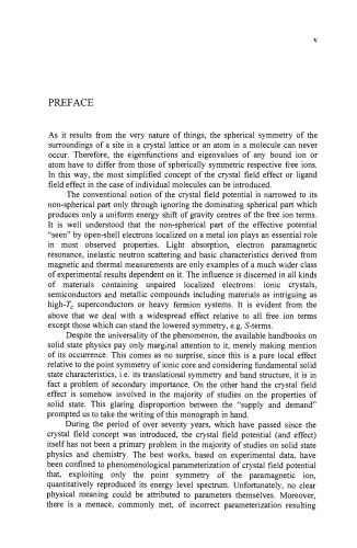 The Effective Crystal Field Potential