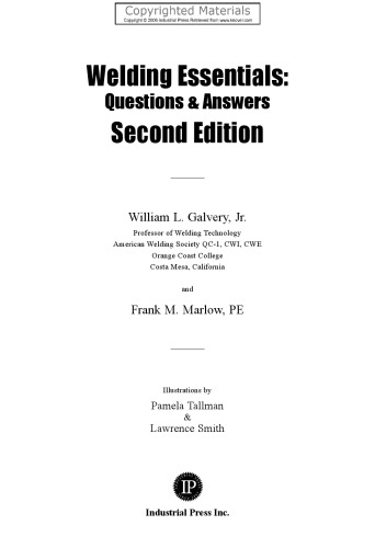 Welding Essentials - Questions and Answers