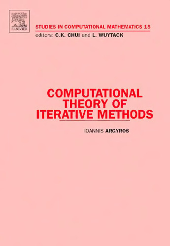 Computational Theory of Iterative Methods