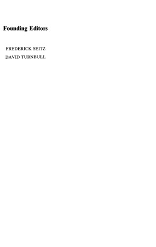Solid State Physics: Advances in Research and Applications