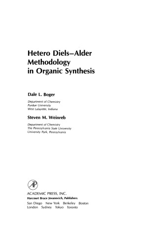 Hetero Diels—Alder Methodology in Organic Synthesis