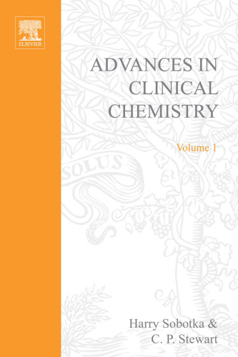 Advances in Clinical Chemistry, Vol. 11