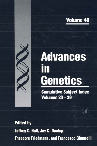 Cumulative Subject Index Volumes 20–39