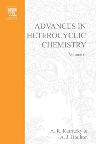Advances in Heterocyclic Chemistry