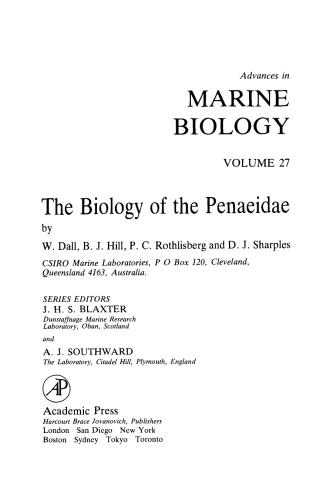 The Biology of the Penaeidae
