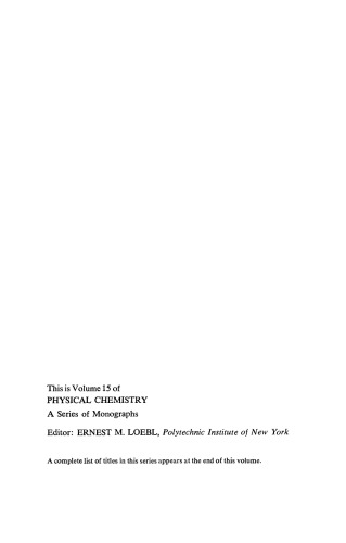 Experimental Methods in Catalytic Research. Physical Chemistry: A Series of Monographs