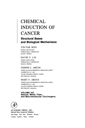 Natural, Metal, Fiber, and Macromolecular Carcinogens. Structural Bases and Biological Mechanisms