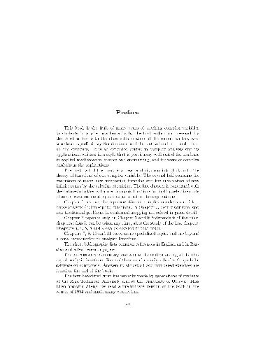 Complex Variables