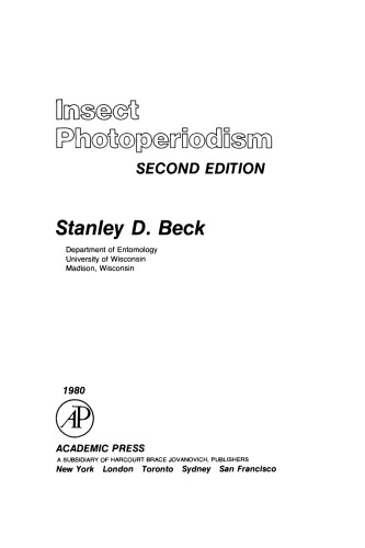 Insect Photoperiodism