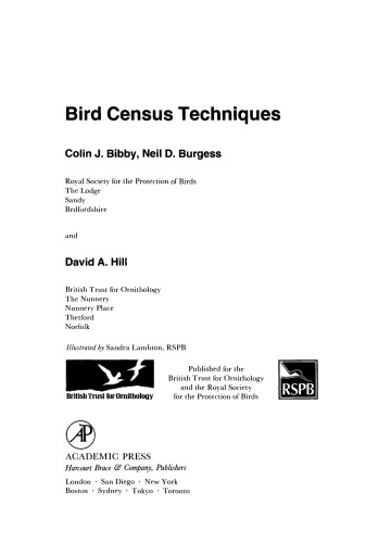 Bird Census Techniques