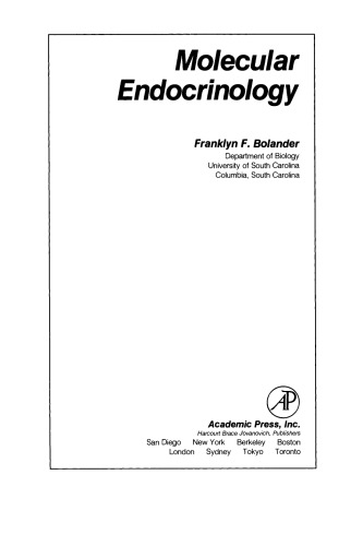Molecular Endocrinology