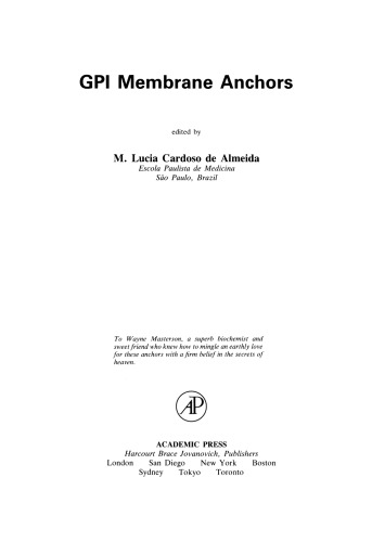 GPI Membrane Anchors