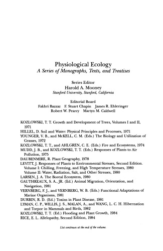 Arctic Ecosystems in a Changing Climate. An Ecophysiological Perspective