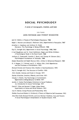 Studies in Machiavellianism